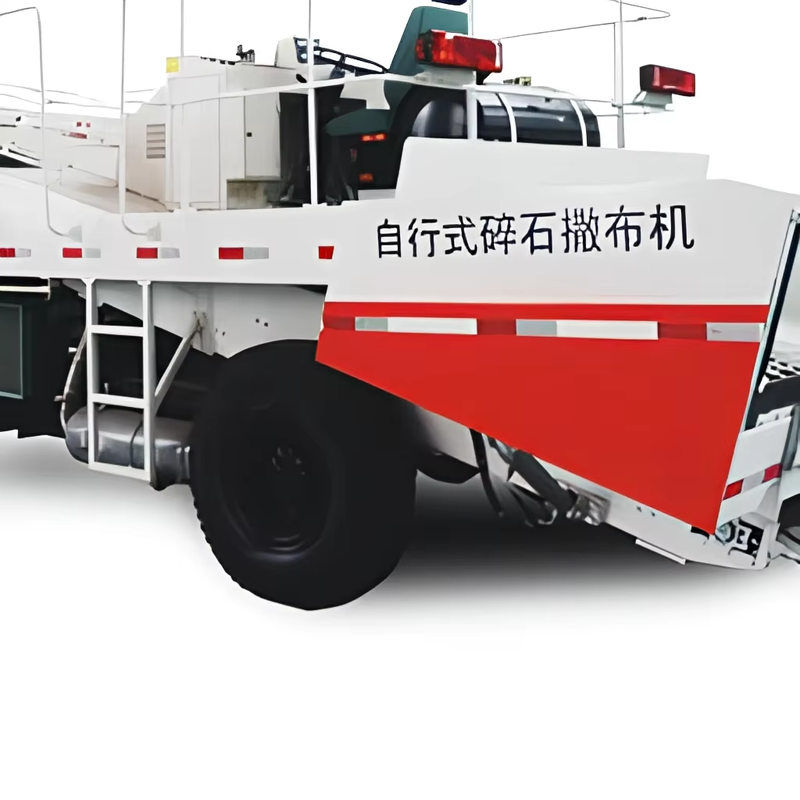 SS6000 Self-Propelled Chip Sealer, 6m Stepless Adjustable Spreading Width Asphalt Chip Spreader for Highway Road Maintenance