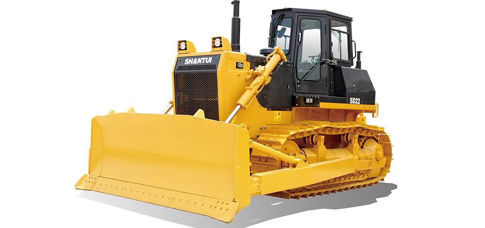 Shantui Bulldozer Durable Chassis Drive System, Comfort Cab, Easy Maintenance With Straight Blade & 3-Tooth Ripper