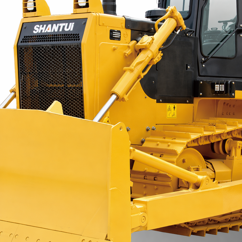 Shantui Bulldozer Durable Chassis Drive System, Comfort Cab, Easy Maintenance With Straight Blade & 3-Tooth Ripper