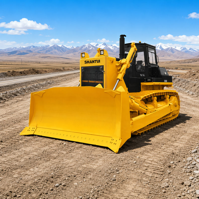 Powerful Traction, Easy Maintenance & Strong Terrain Adaptability SD32 Bulldozer Core Advantages