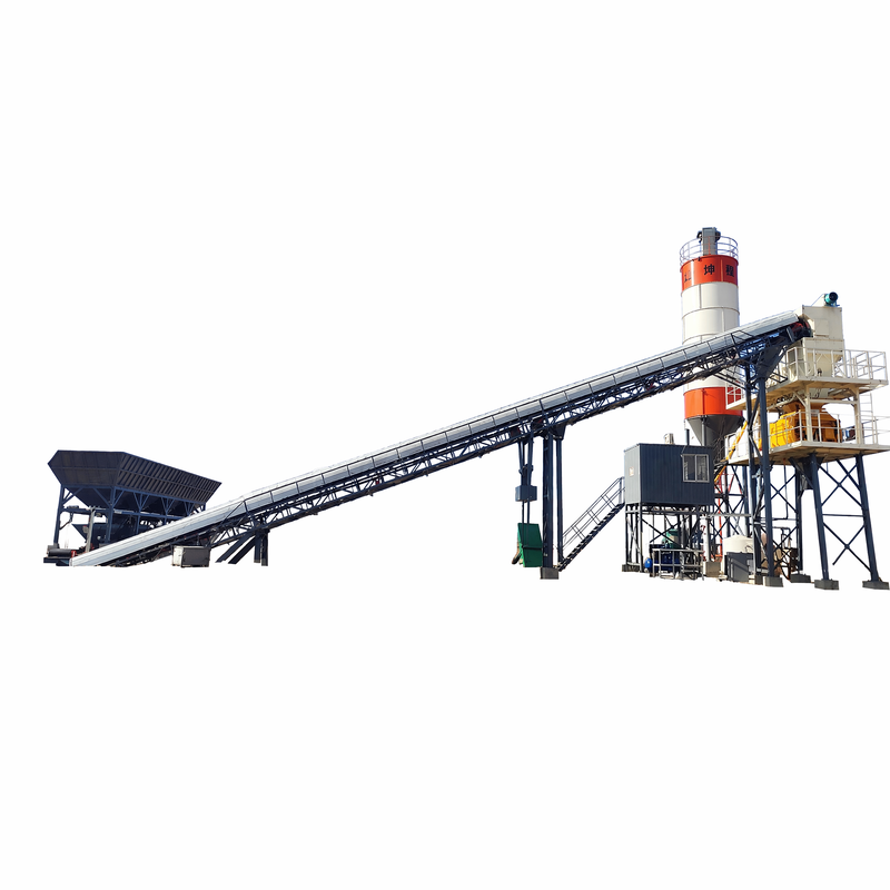 HZS090-5L Concrete Batching Plant 90t/h Modular Design Ready Mix Concrete Mixing Plant with JS1500 Mixer for Construction