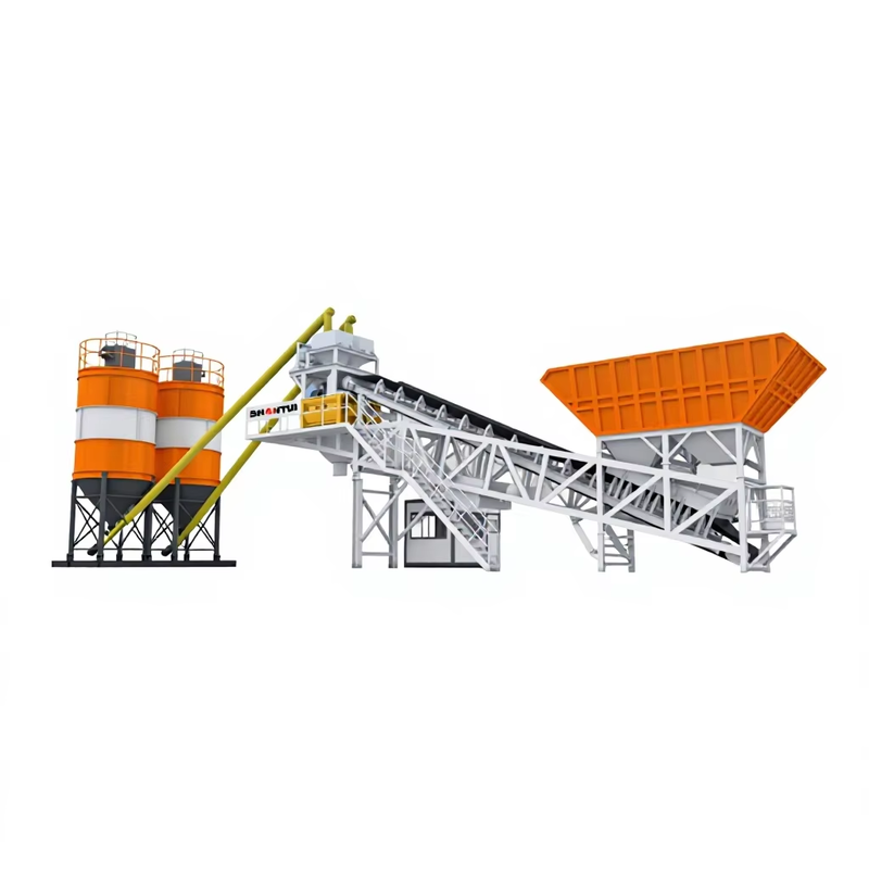 HZS050-3Y 50m³/h Concrete Batching Plant JS1000 Mixer Modular Concrete Mixing Plant for Construction