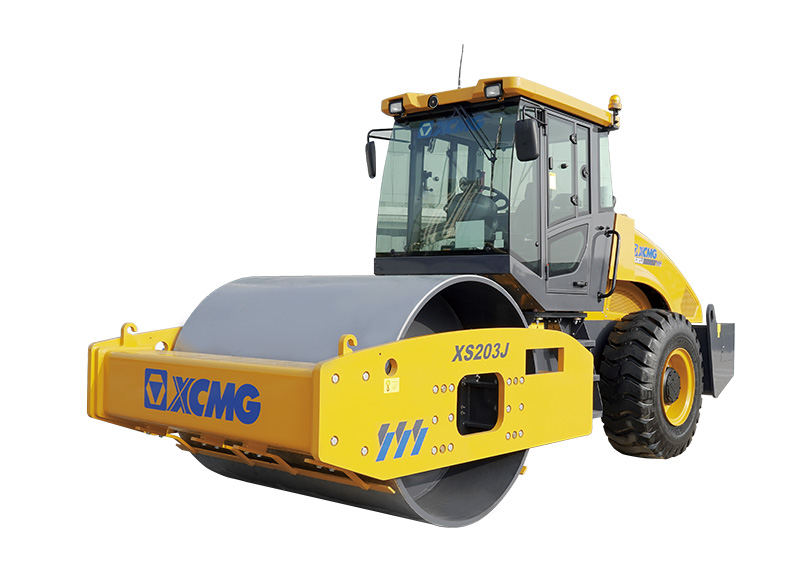 XS203J Single Drum Vibratory Roller 20 Ton | Shangchai Engine Road Compaction Machine for Highway Dam Airport Construction
