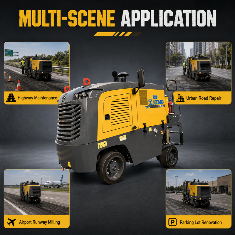 XM505 Asphalt Pavement Milling Machine Road Maintenance Cold Milling Machine for Highway Urban Road Repair