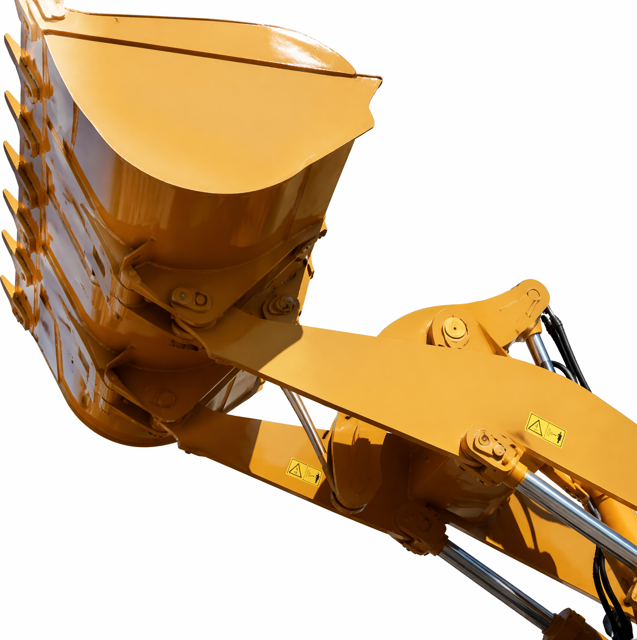 Heavy Duty Construction Wheel Loader, Safe Design, Easy Maintenance Front End Loader for Building Mining Works